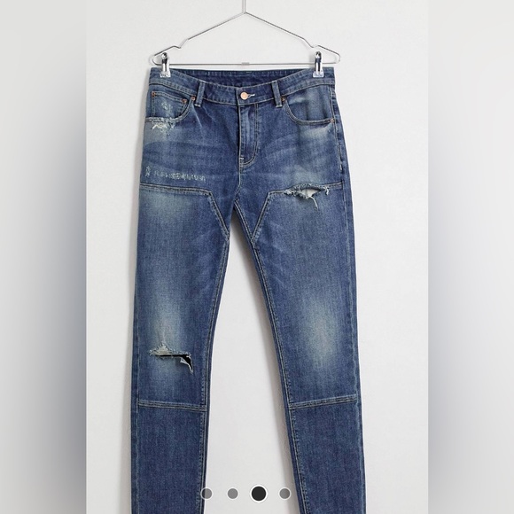 Asos Dark Denim Skinny Jeans - Picture 4 of 6